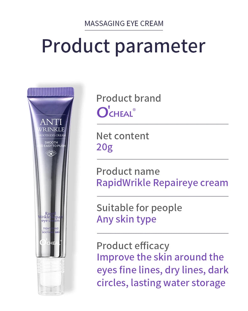 O'CHEAL Anti Wrinkle Anti Aging Hyaluronic Acid Eye Skin Care