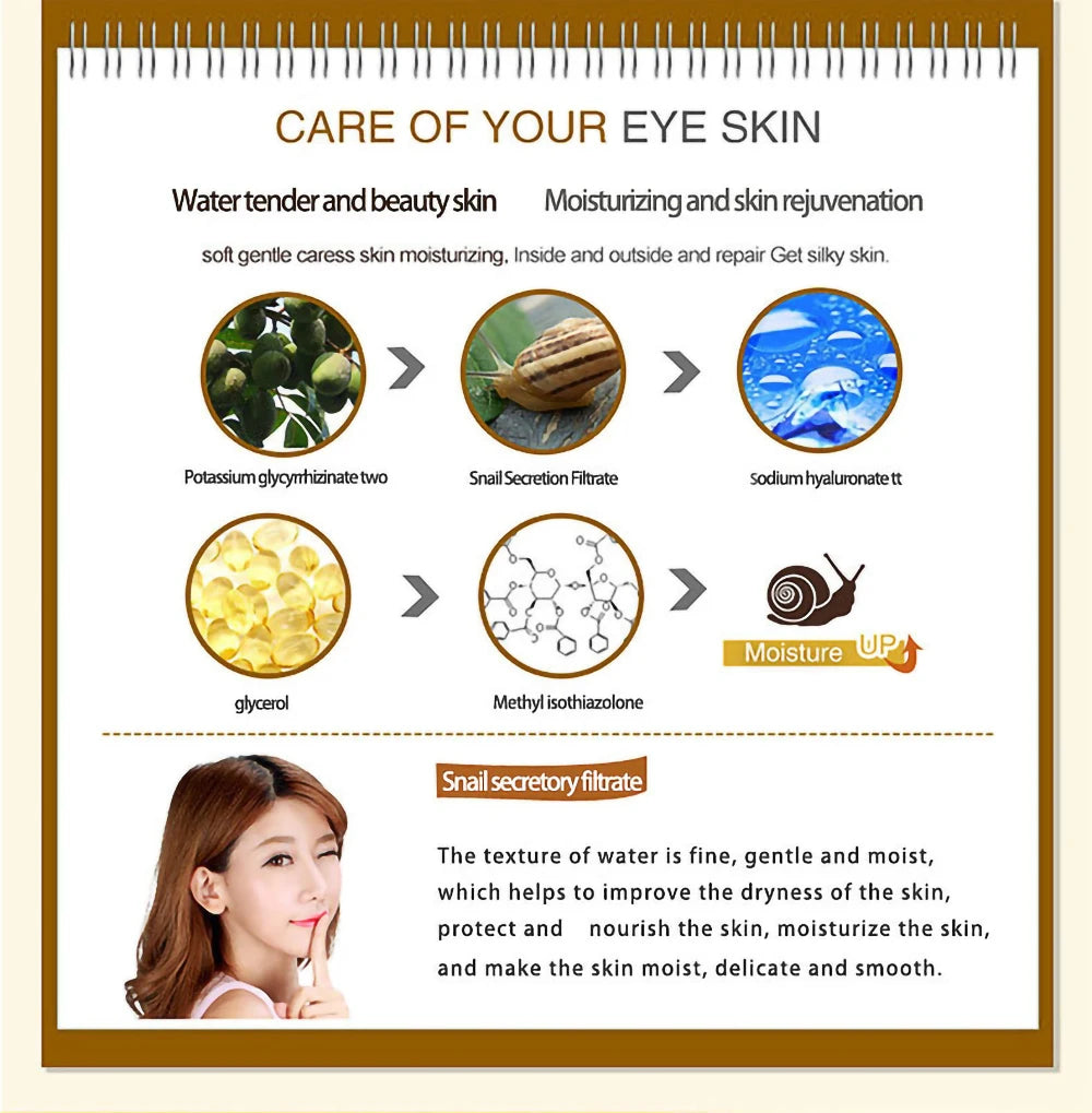Skincare Snail Cream, Eye Serum