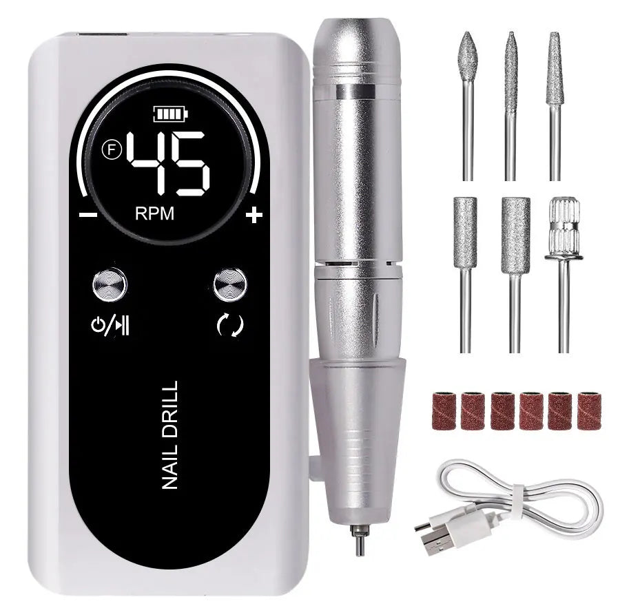 Pro 45000RPM Portable Nail Drill Machine