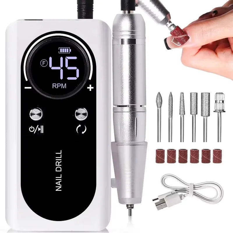 Professional Electric Nail Drill Kit