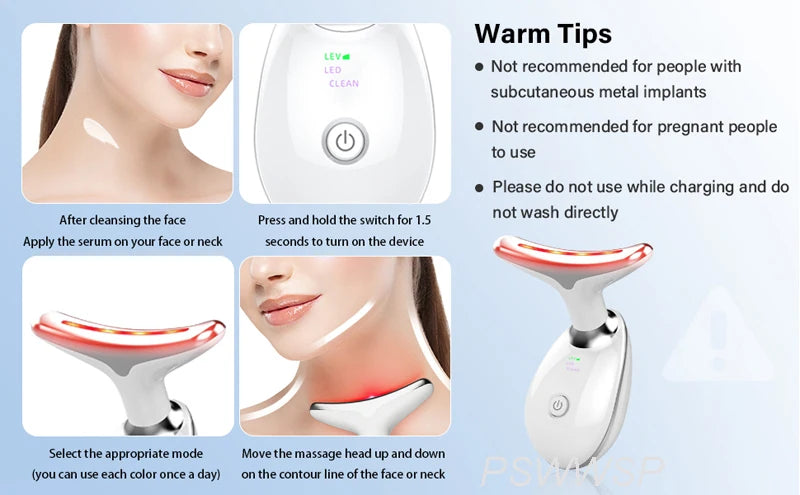 Photon Therapy Neck & Face Lifting Device
