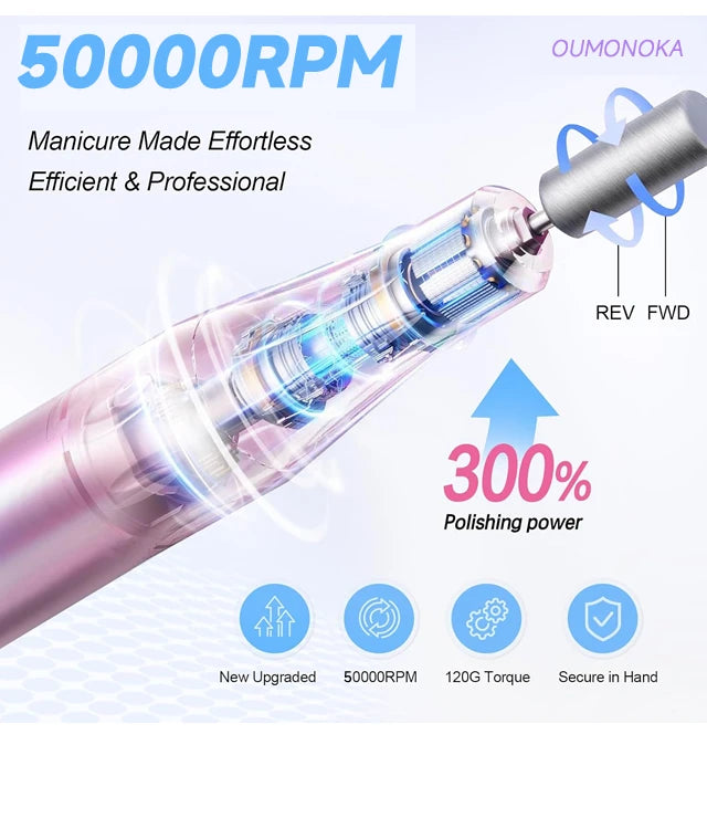 Professional Electric Nail Drill Kit