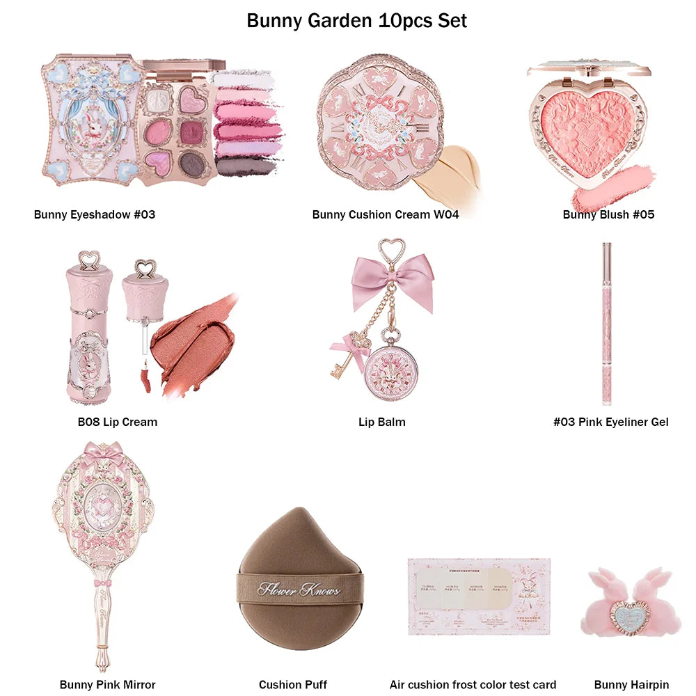 Flower Knows Shell Bunny Makeup Kit